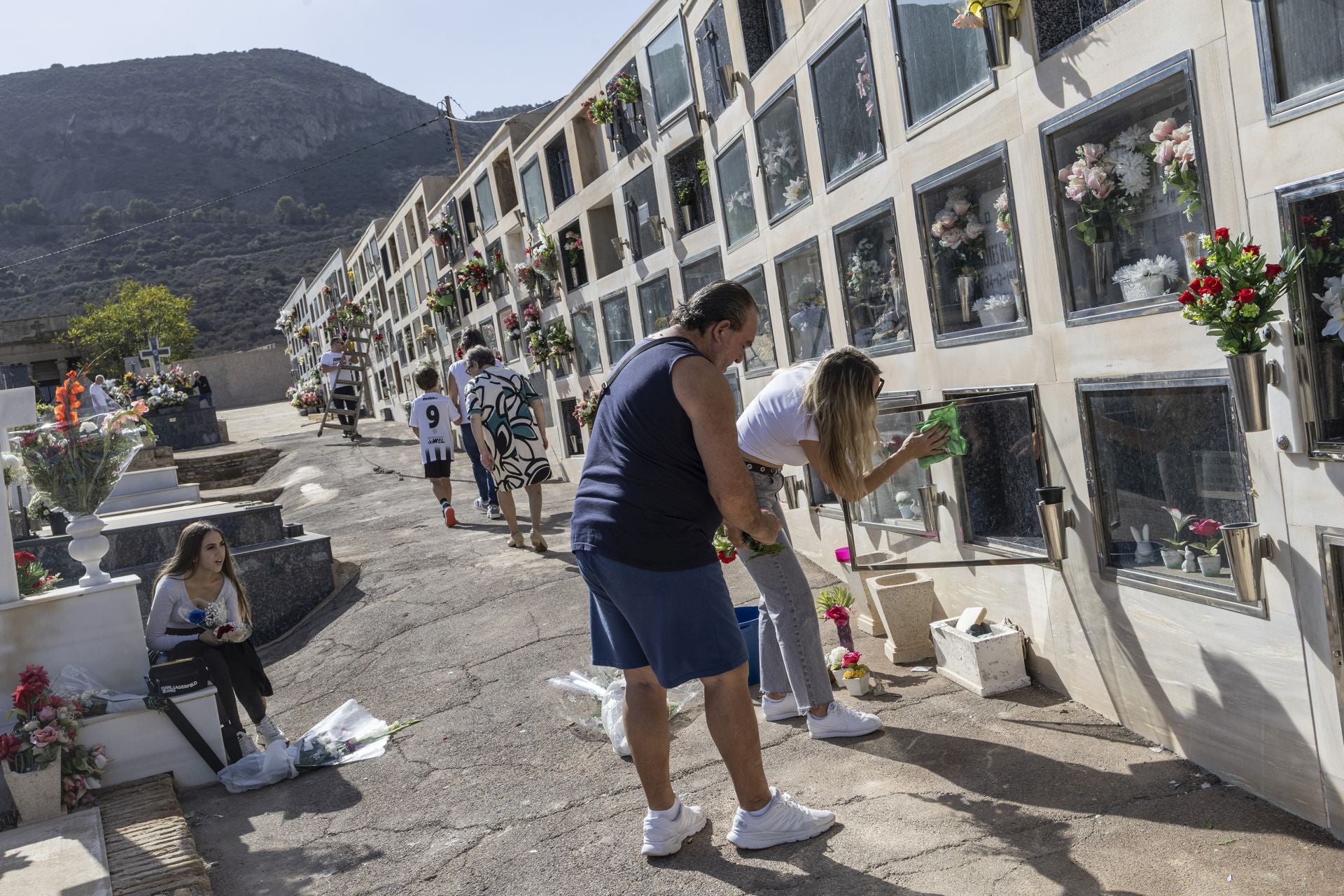 Las imágenes del Día de Todos los Santos en Cartagena