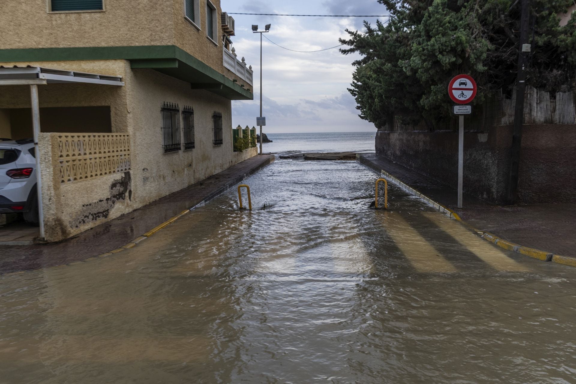 En imágenes | Mazarrón se lleva la peor parte de la alerta naranja por lluvia