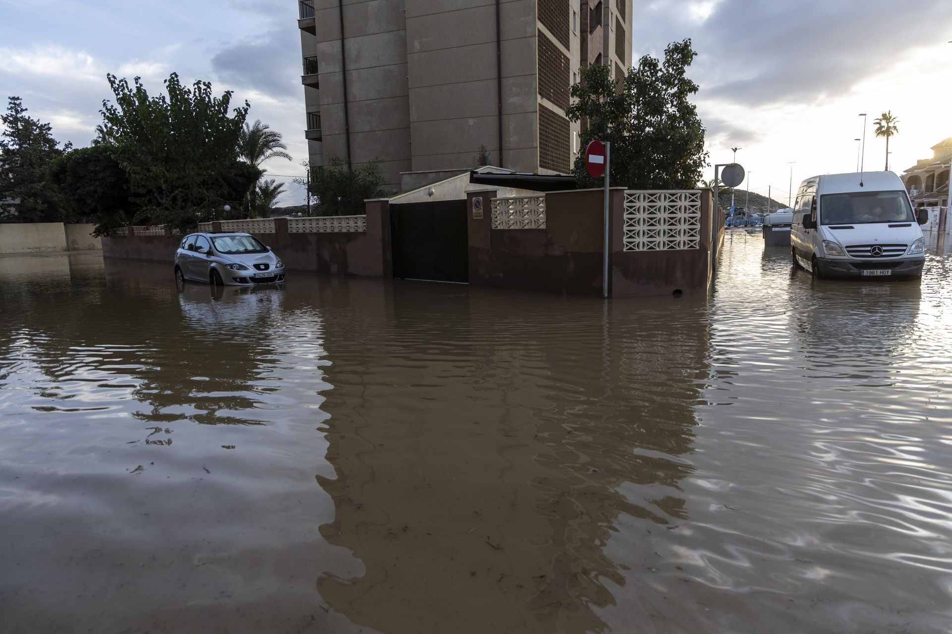 En imágenes | Mazarrón se lleva la peor parte de la alerta naranja por lluvia