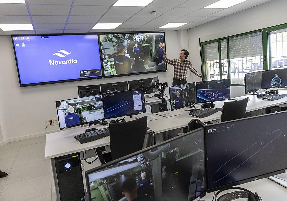 Imagen de archivo del simulador de Navantia en Cartagena.