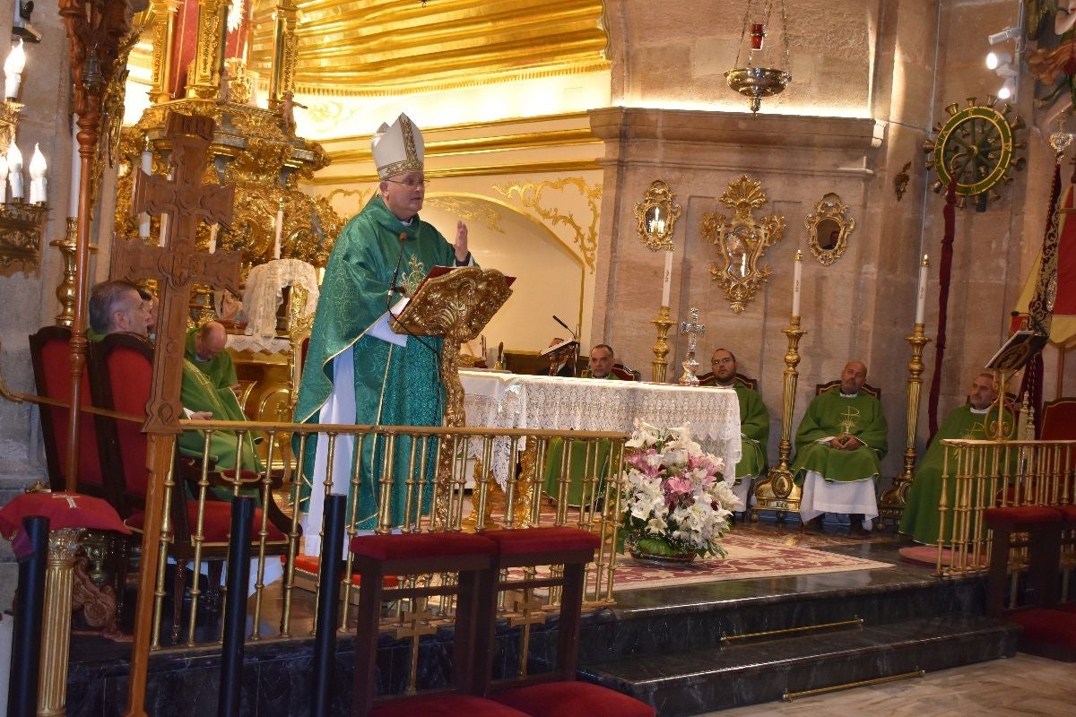 Abanilla peregrina a Caravaca - Misa del Peregrino