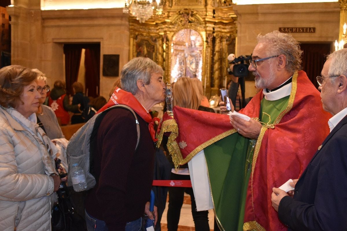 Abanilla peregrina a Caravaca - Misa del Peregrino