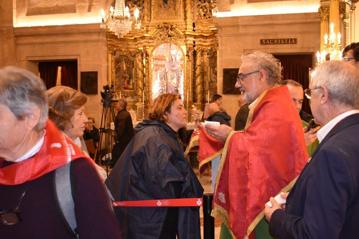 Abanilla peregrina a Caravaca - Misa del Peregrino