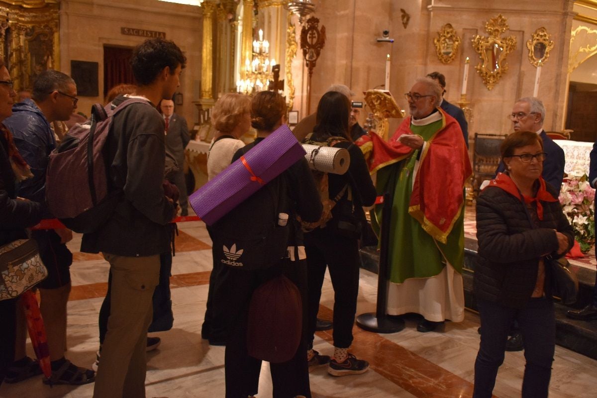 Abanilla peregrina a Caravaca - Misa del Peregrino