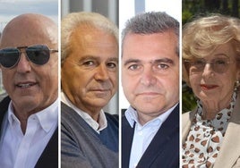 Tomás Olivo, José Esteban Conesa, Juan Ignacio Conesa y Gloria Alemán.