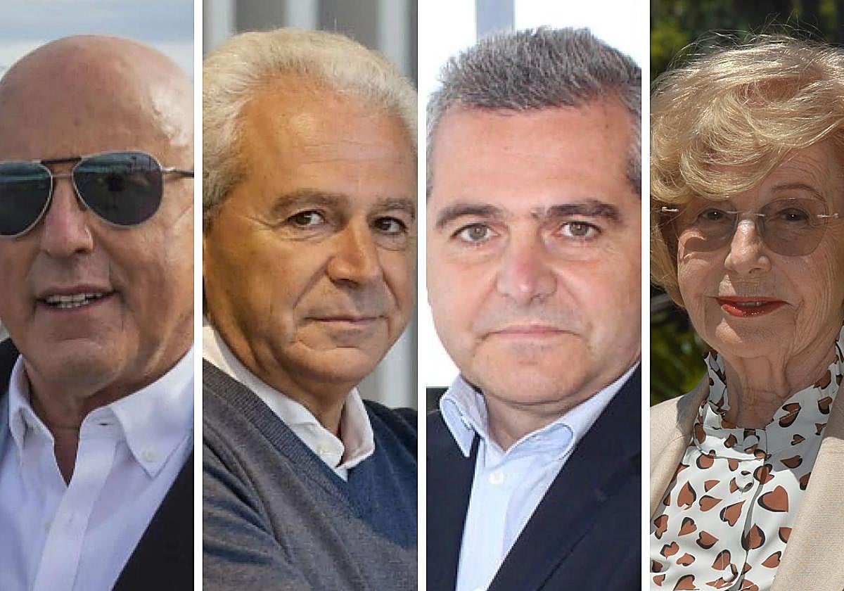 Tomás Olivo, José Esteban Conesa, Juan Ignacio Conesa y Gloria Alemán.