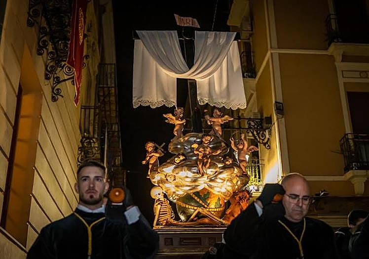 La Diablesa, durante su salida procesional, el pasado Sábado Santo.
