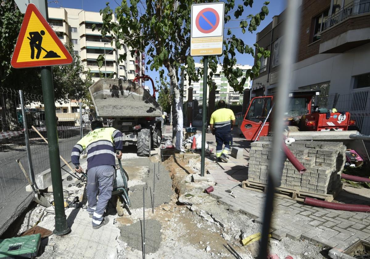Obras en Nuestra Señora de los Buenos Libros.