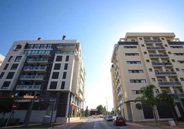 Edificios en Murcia, en una imagen de archivo.