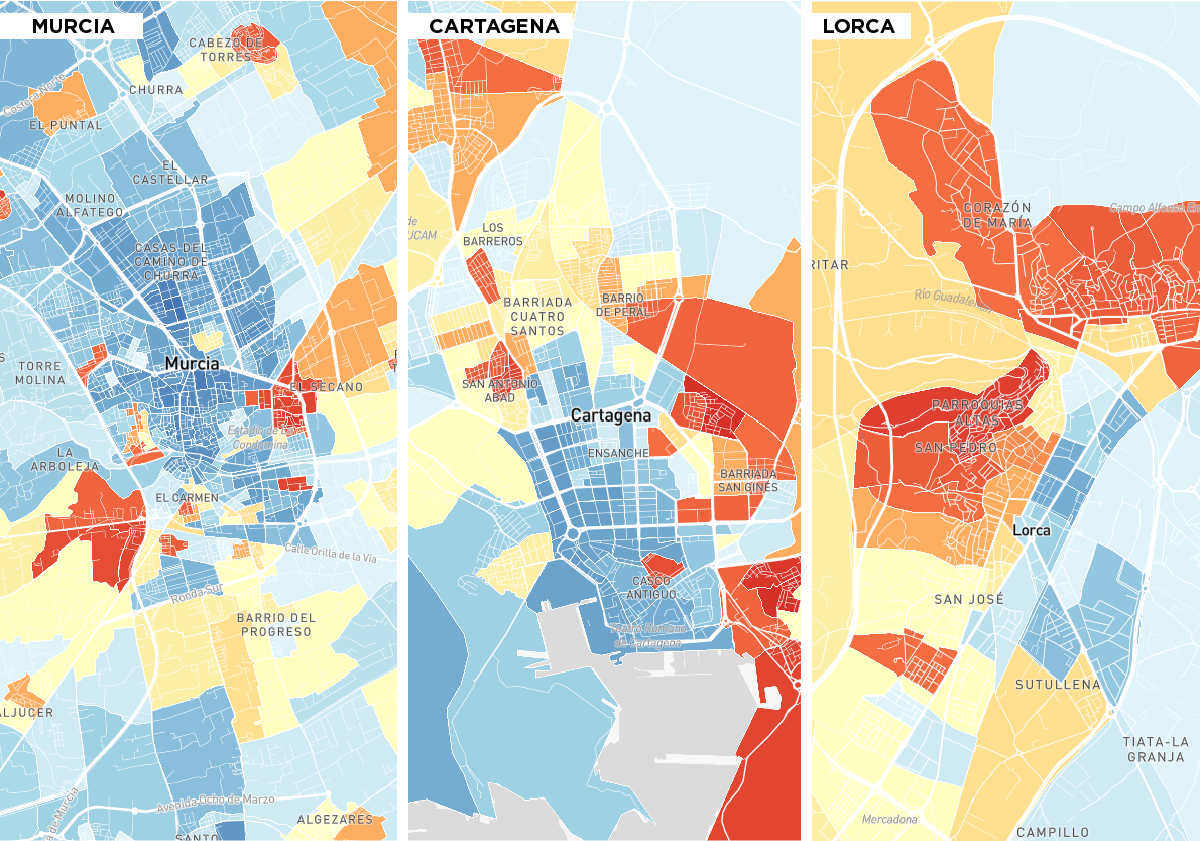 Consulte abajo el mapa interactivo con los datos de toda la Región.