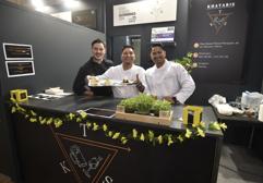 Una marinera de langostino