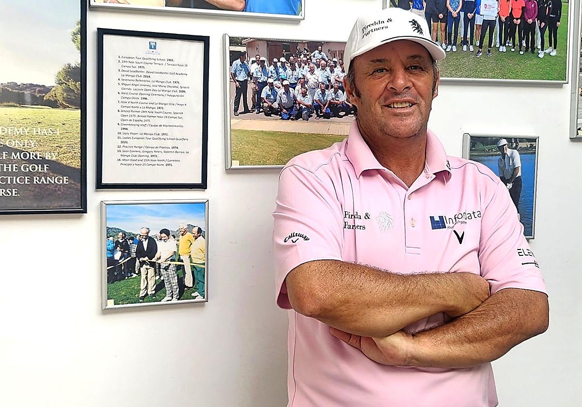 Canonica justo después de terminar de jugar la competición en La Manga Club.