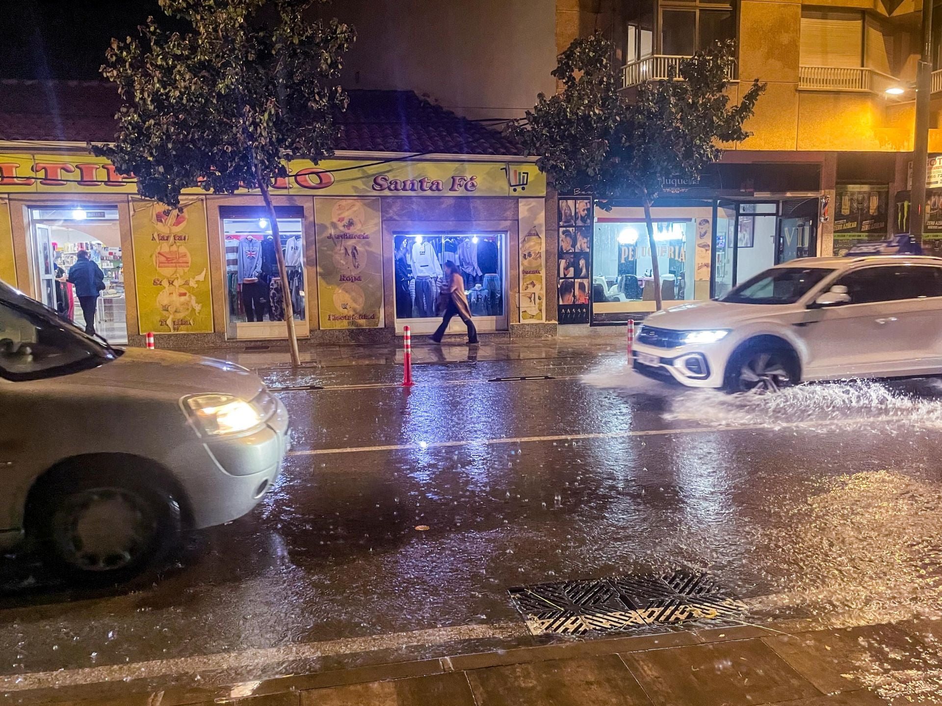 Las imágenes de la lluvia en Lorca