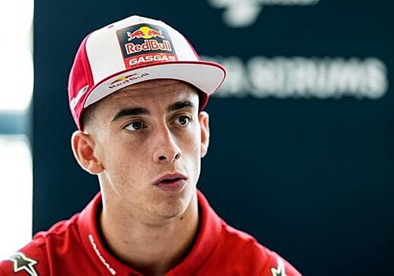 Pedro Acosta, ayer en el circuito de Montmeló.