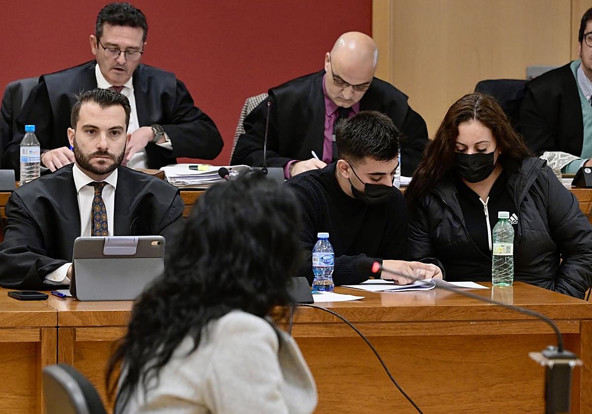 Imagen de la sesión del juicio de Kevin celebrada este jueves.