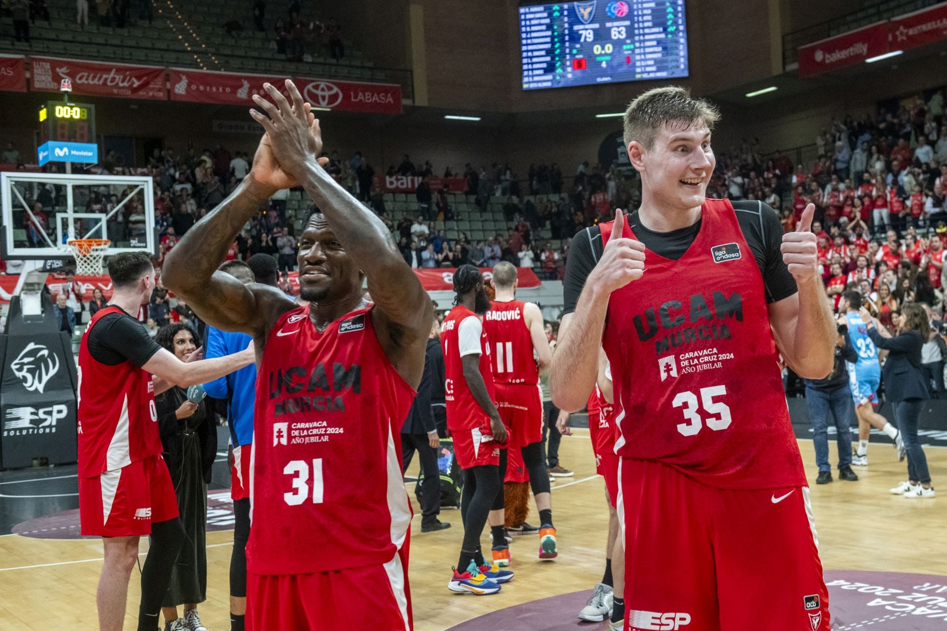 La victoria del UCAM Murcia ante el Breogán, en imágenes