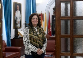 María Dolores García Mascarell, ayer, en la UCAM.