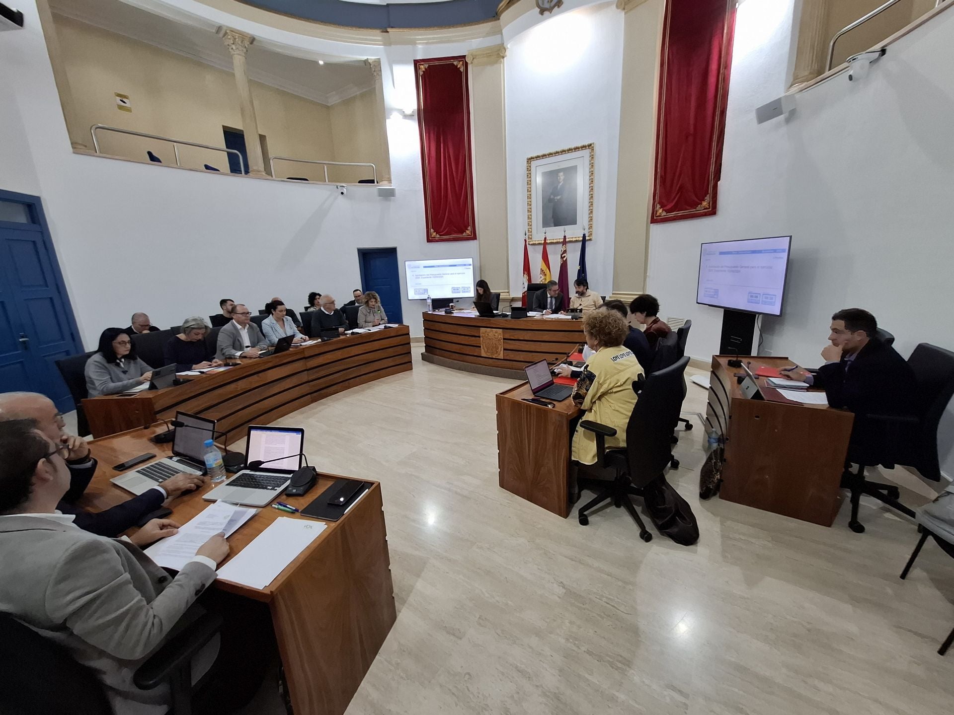 Imagen del Pleno para el Presupuesto Municipal.