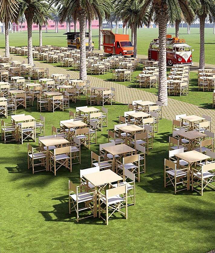 Imagen secundaria 2 - Crearán un gran recinto de conciertos privado en Nueva Condomina, en Murcia, ante las restricciones en La Fica