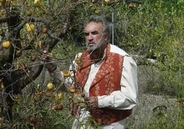 Manuel Moyano (Córdoba, 1963) reside en Molina de Segura. En la imagen, en el rodaje de 'Metamorfosis', película de Chumilla-Carbajosa.