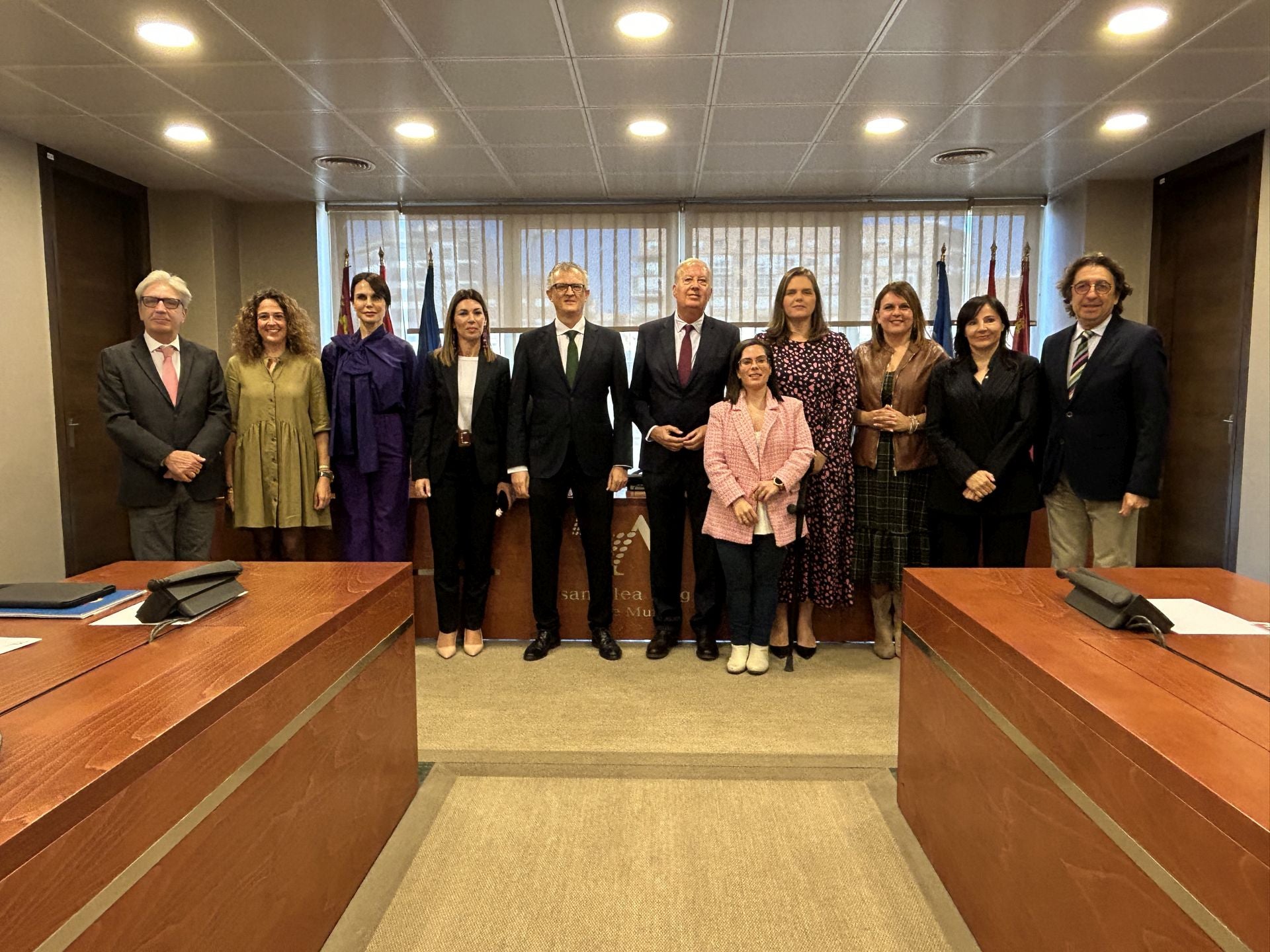 El consejero Juan José Pedreño en la Reunión de la Comisión de Sanidad y Política Social.