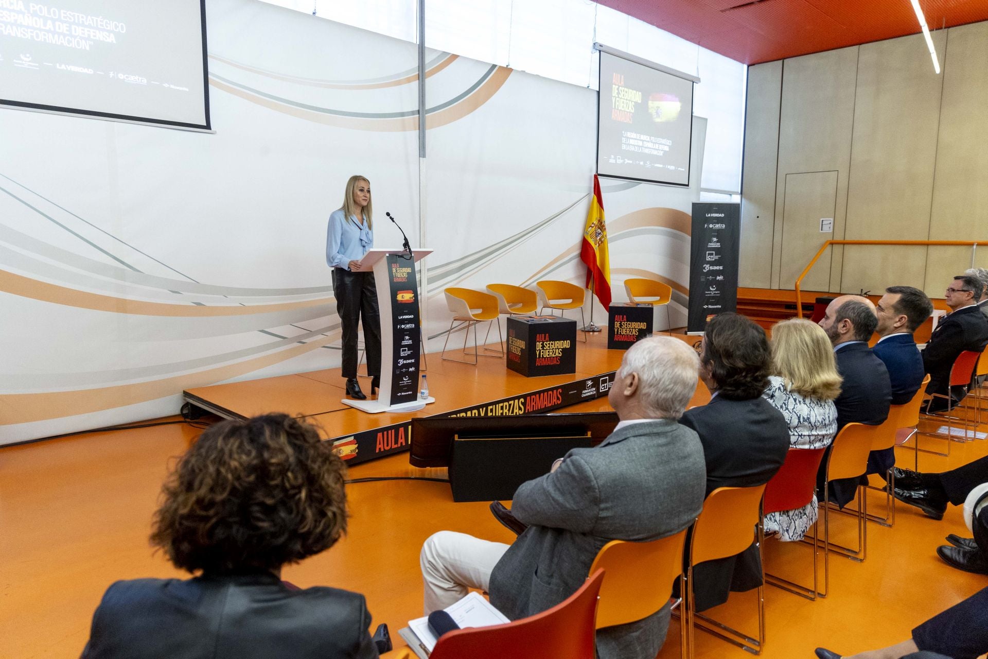 Aula de Seguridad y Fuerzas Armadas en Cartagena, en imágenes