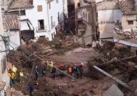 Algunos de los daños de la riada de Letur.