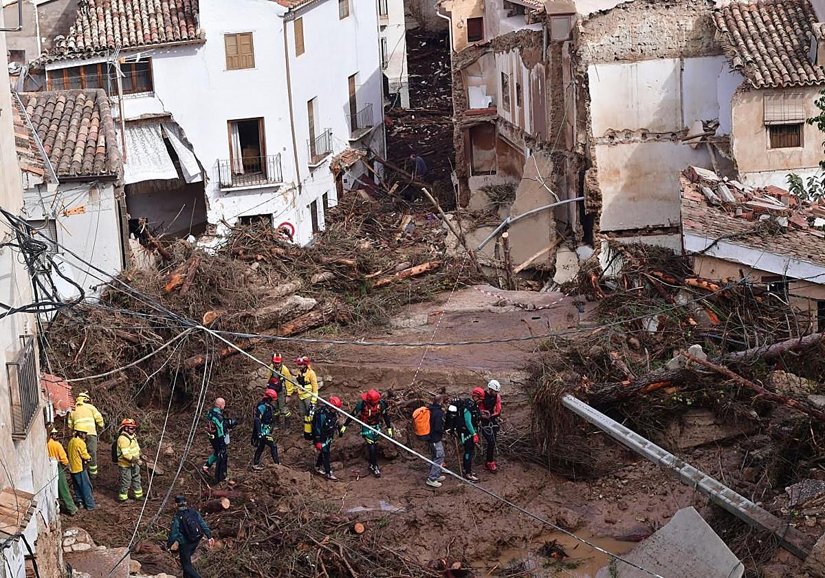Algunos de los daños de la riada de Letur.