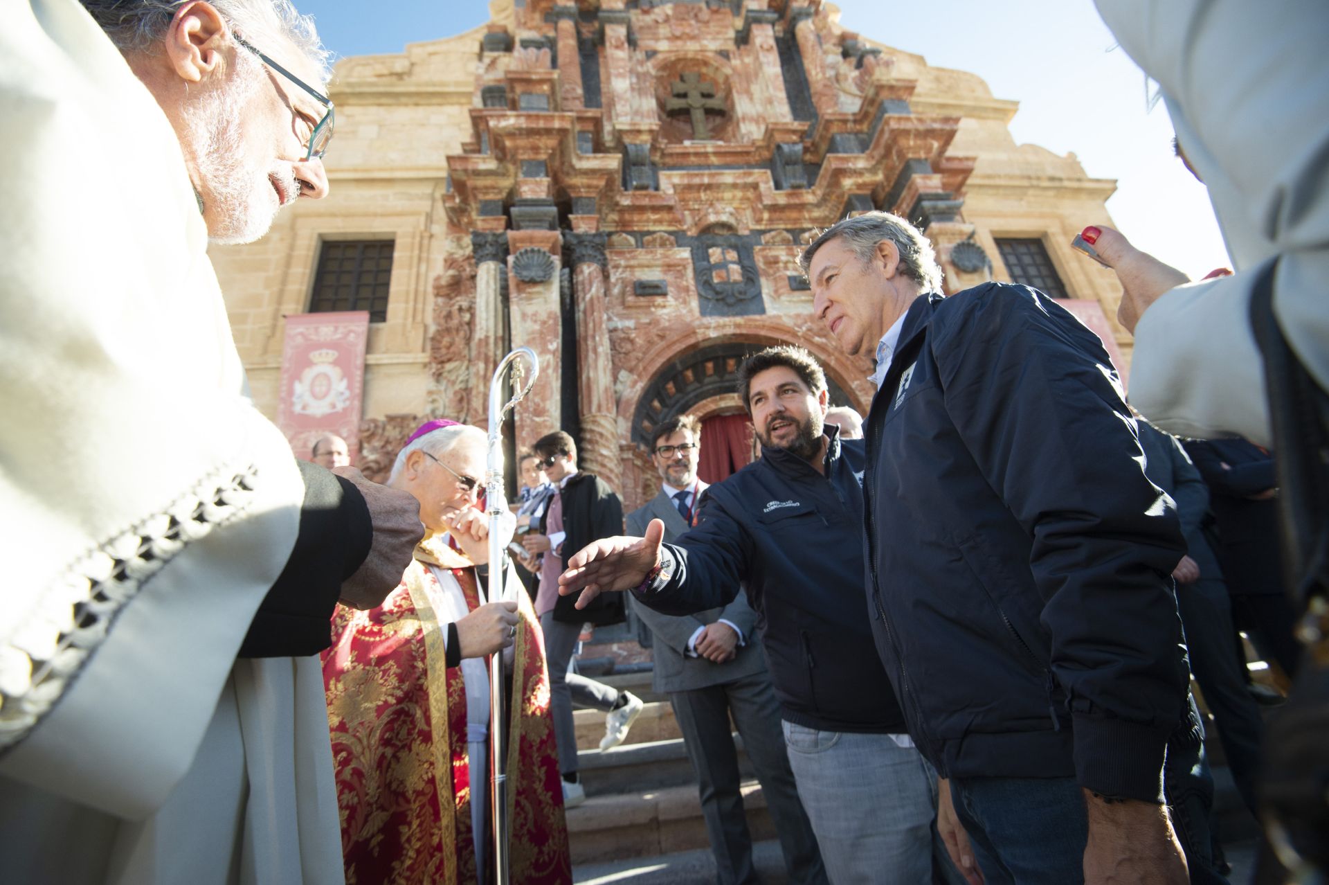 La visita de Alberto Núñez Feijóo a Caravaca, en imágenes