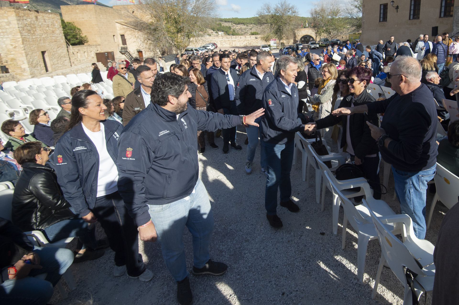 La visita de Alberto Núñez Feijóo a Caravaca, en imágenes