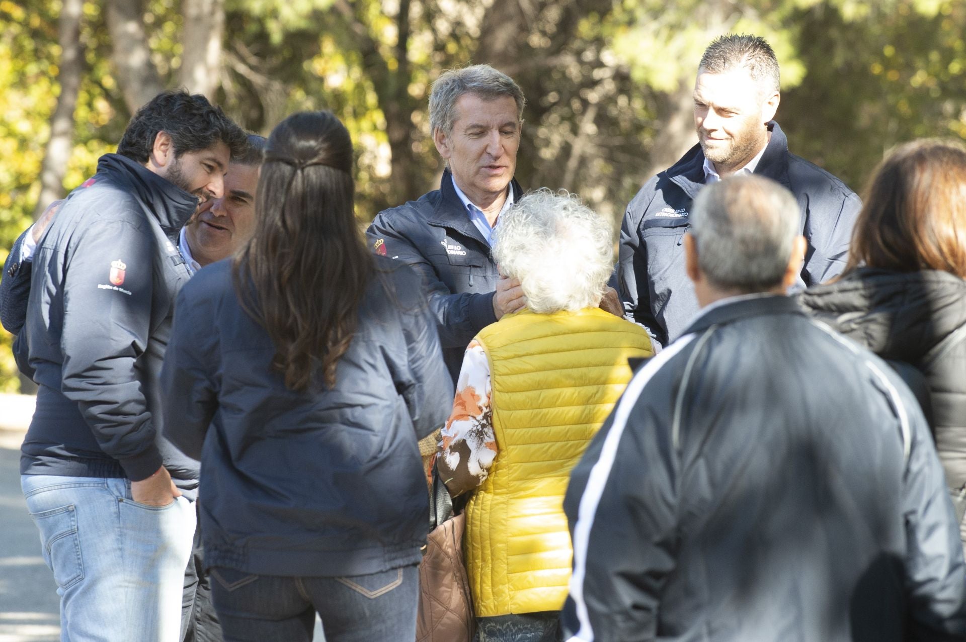 La visita de Alberto Núñez Feijóo a Caravaca, en imágenes