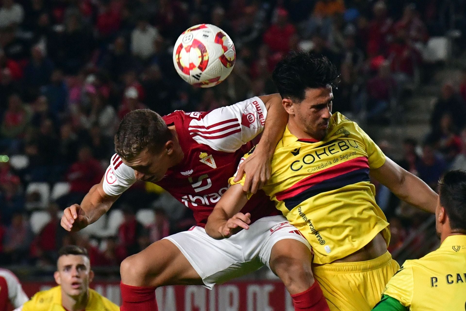 El empate del Real Murcia frente al Atlético Sanluqueño, en imágenes