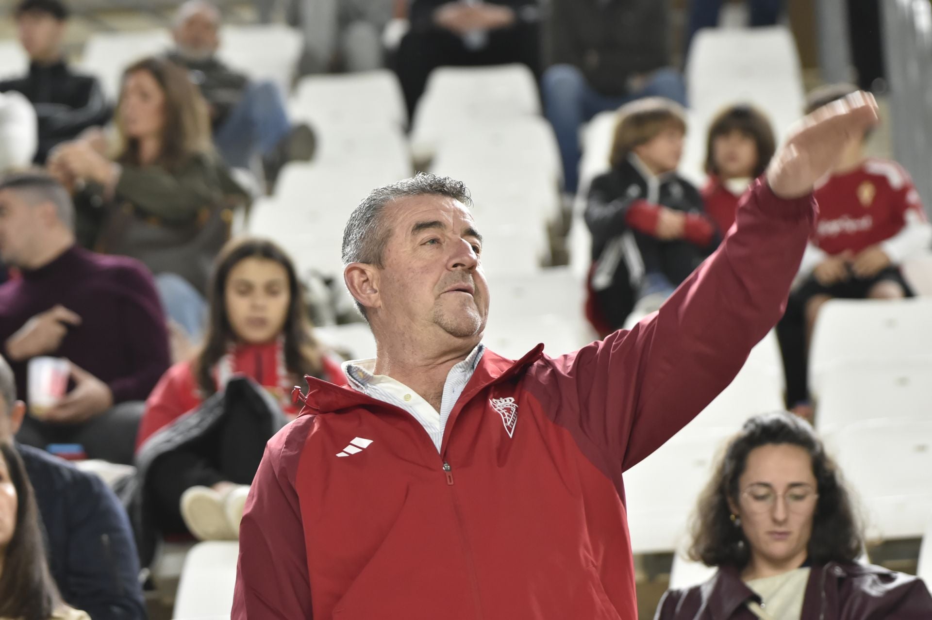 El empate del Real Murcia frente al Atlético Sanluqueño, en imágenes