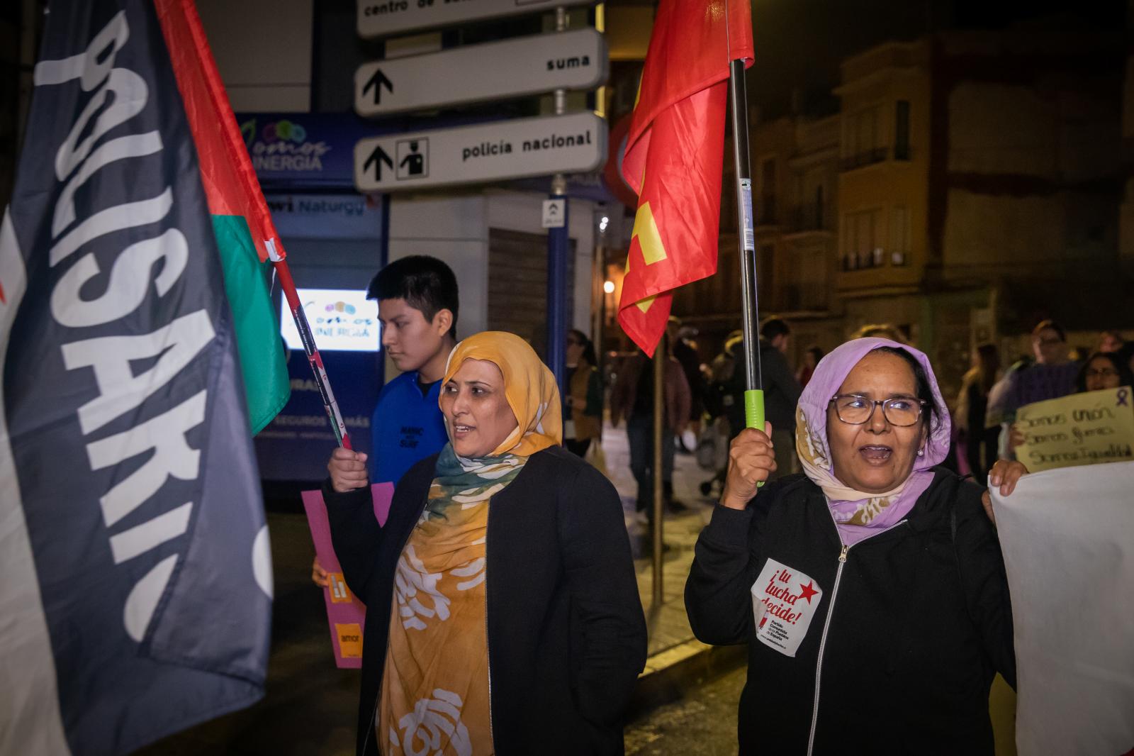 Las imágenes de la marcha del 25-N contra la violencia de género en Orihuela