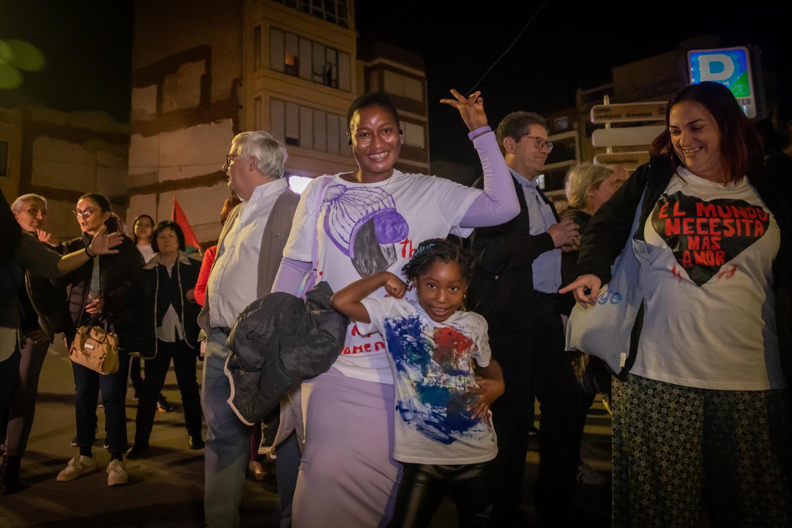 Las imágenes de la marcha del 25-N contra la violencia de género en Orihuela