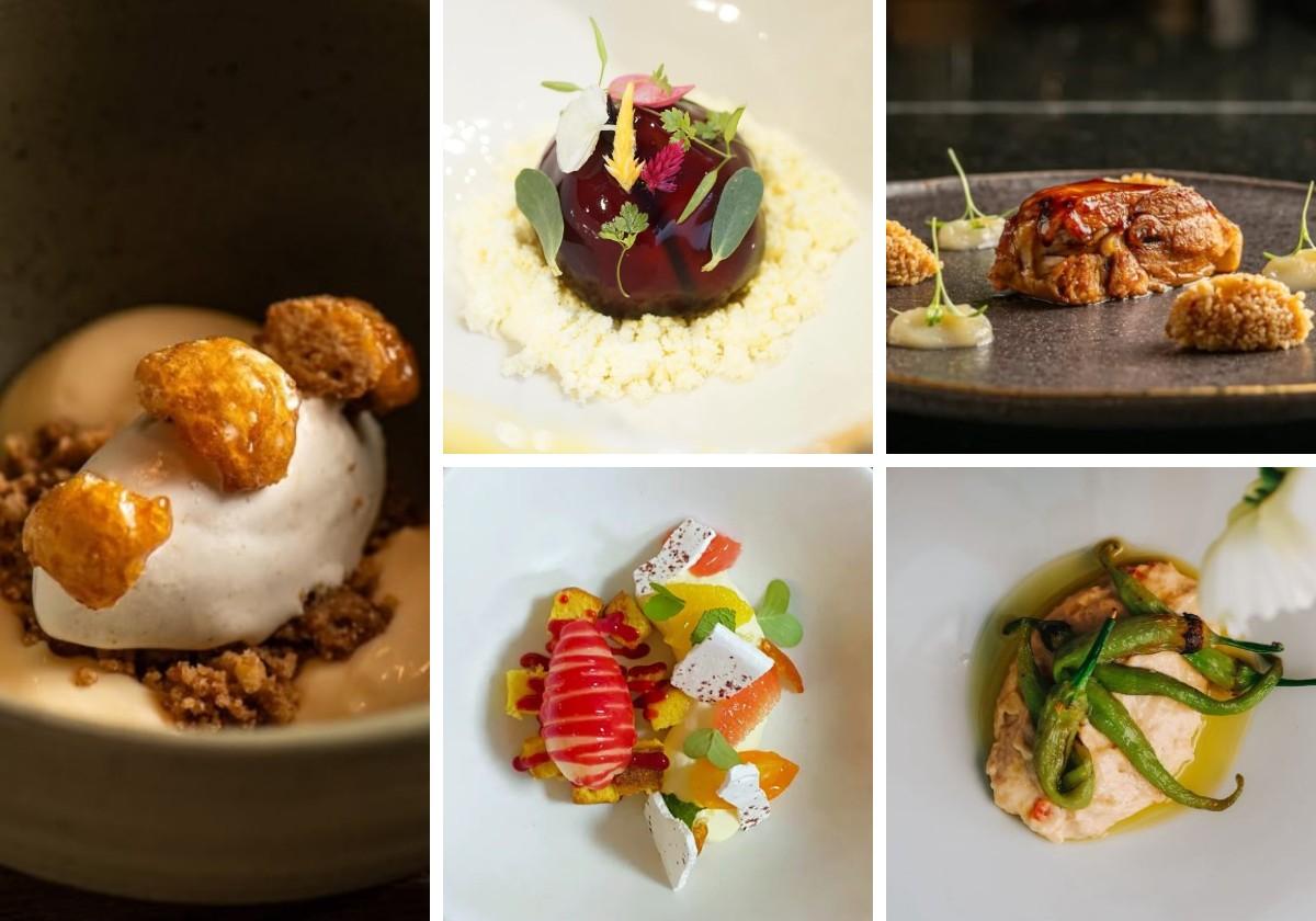 Platos de Frases, Local de Ensayo, Por Herencia, Polea y Tándem, las nuevas incorporaciones de la Región de Murcia a la Guía Michelin 2025.
