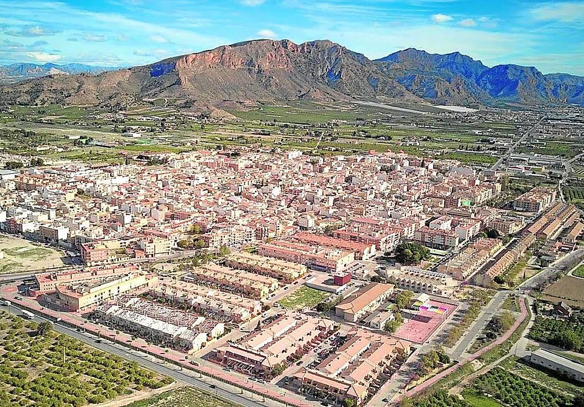 Vista aérea de Santomera.