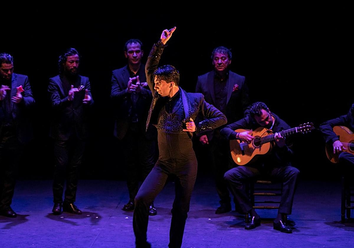 Miguel Ángel Heredia, en un espectáculo.