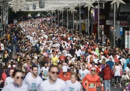 Imagen de la San Silvestre de Murcia 2023.