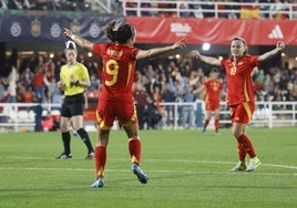 La goleada de España a Corea del Sur en Cartagena, en imágenes