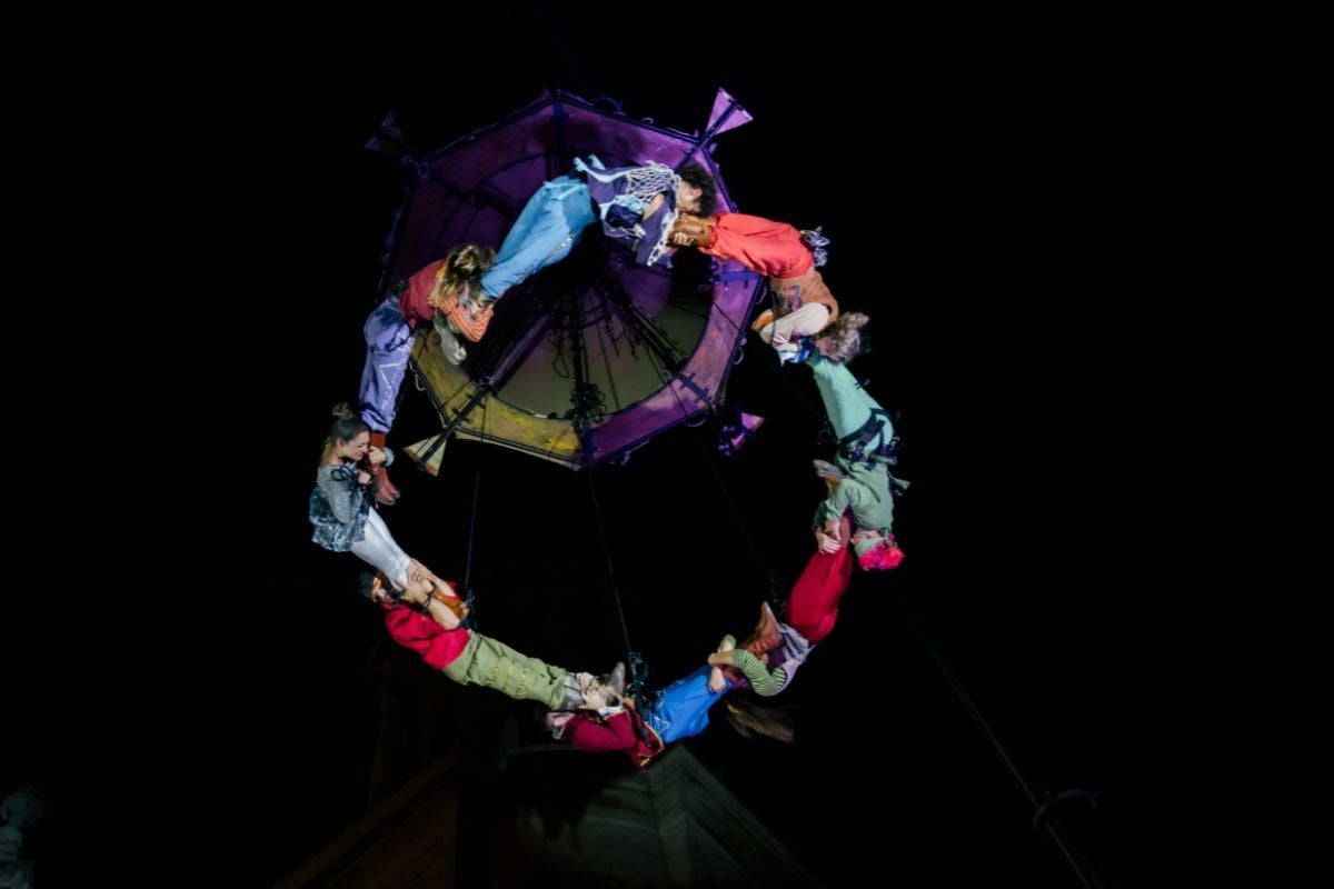 'Peter Pan' el espectáculo aéreo que inaugurará la Navidad en Cartagena