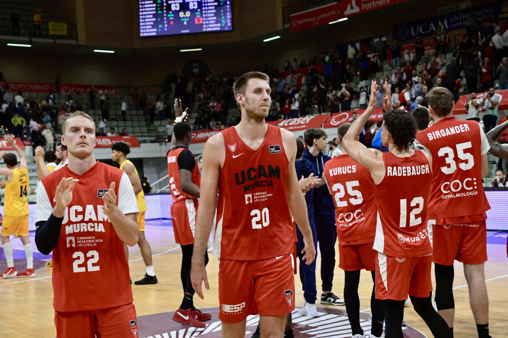 La derrota del UCAM Murcia frente al Gran Canaria, en imágenes