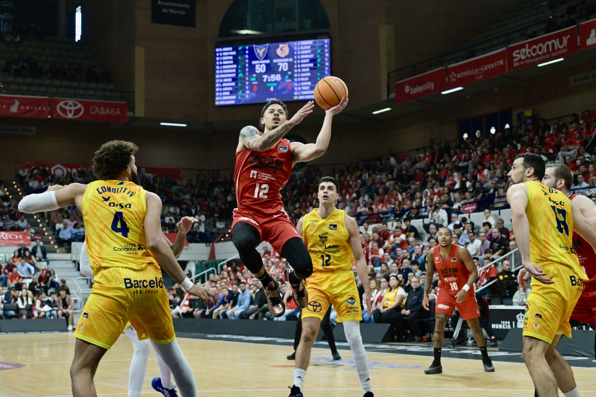 La derrota del UCAM Murcia frente al Gran Canaria, en imágenes