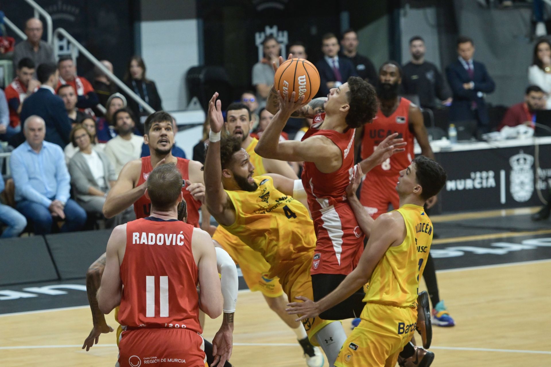 La derrota del UCAM Murcia frente al Gran Canaria, en imágenes