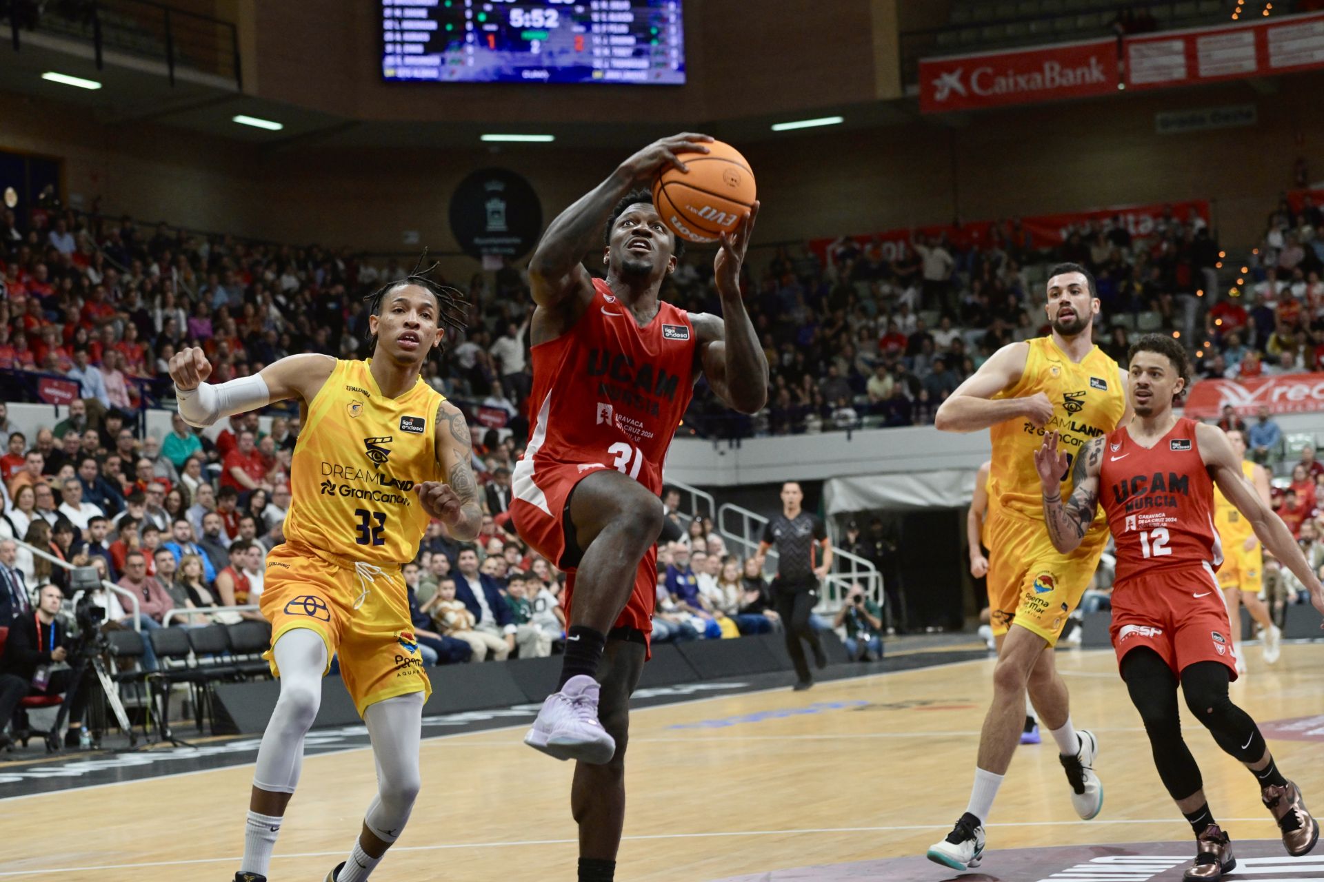 La derrota del UCAM Murcia frente al Gran Canaria, en imágenes