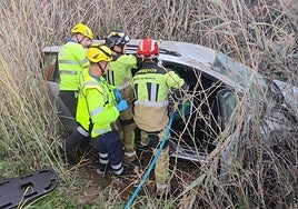 Estado del vehículo tras el accidente.