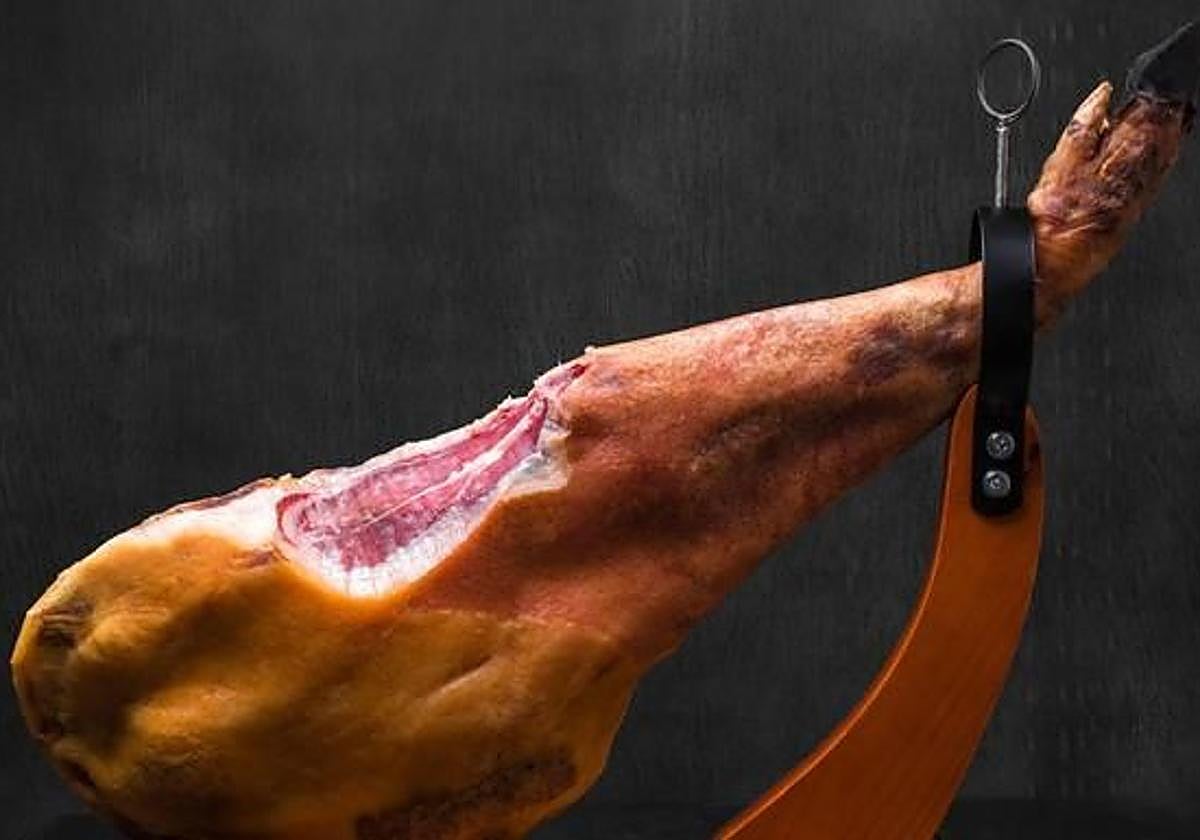 Pata de jamón ibérico.