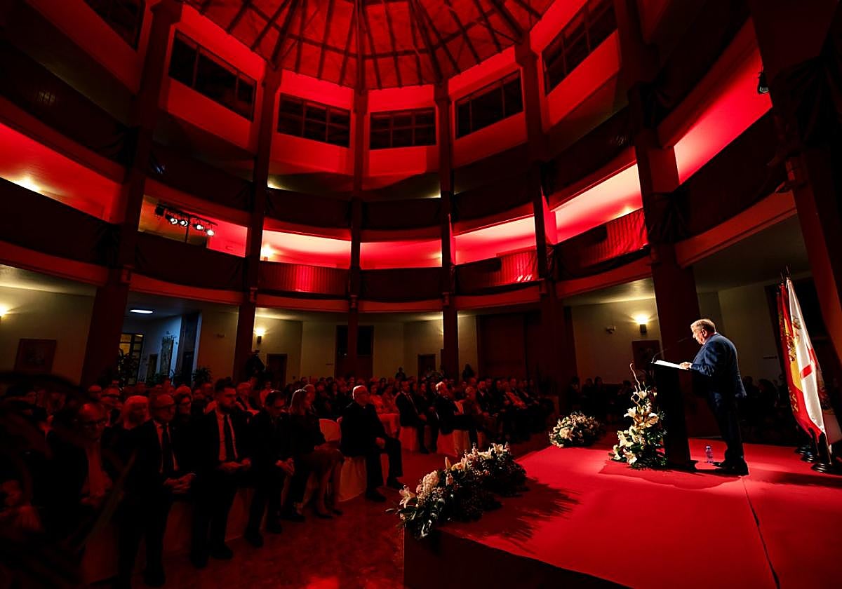 Lectura del pregón a cargo de Antonio Balanza.
