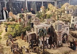 Pilar de la Horada instala su belén municipal por primera vez bajo carpa