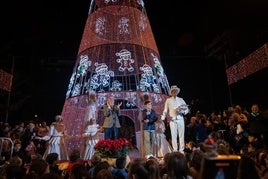 El encendido de las luces de Navidad de Orihuela, en imágenes